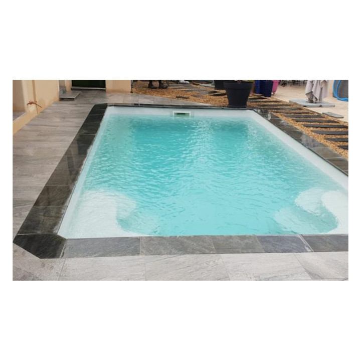 Margelle ardoise contour de piscine