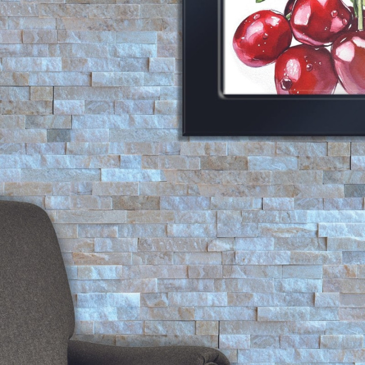 Pierre de parement naturelle en Quartzite Riviera