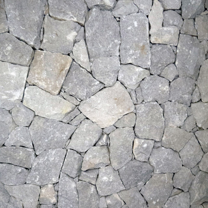 Parement en marbre gris