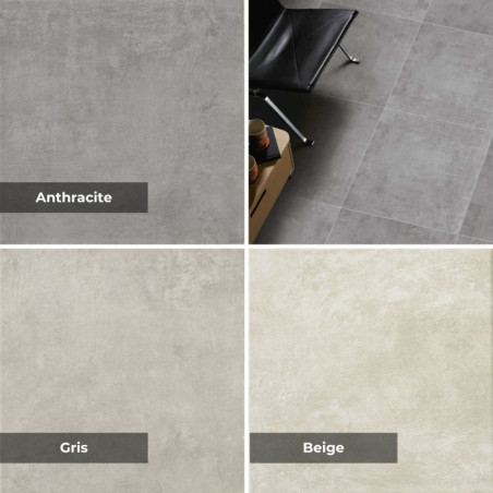 Carrelage intérieur effet béton classique