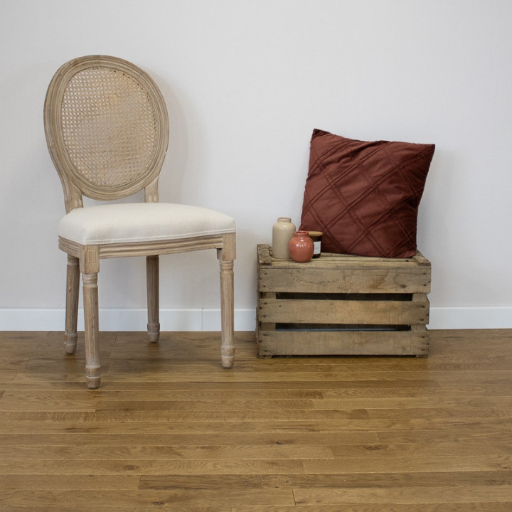 Parquet massif intense teinte ambrée