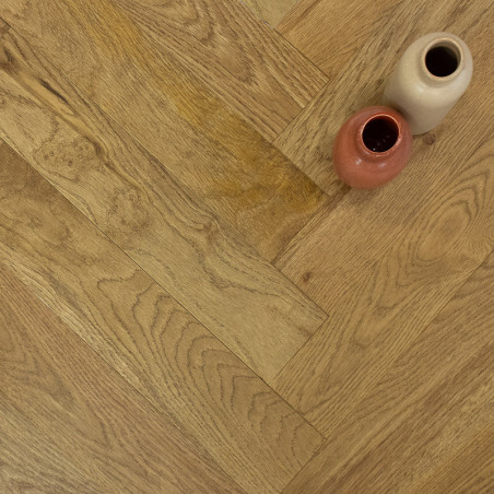 Parquet Bâton rompu chêne massif Campagne