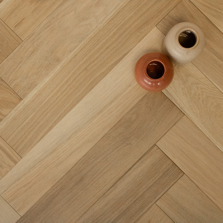 Parquet Bâton rompu chêne massif Campagne