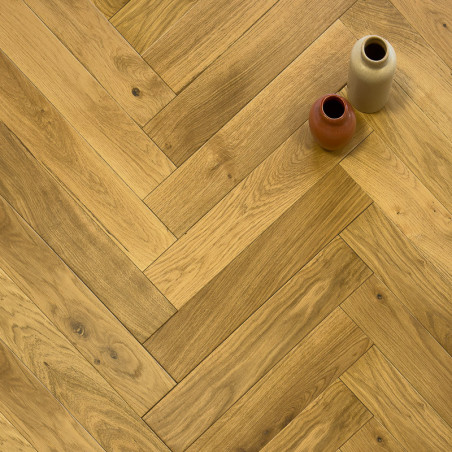 Parquet Bâton rompu chêne massif Campagne