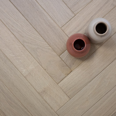 Parquet Bâton rompu chêne massif Premier choix