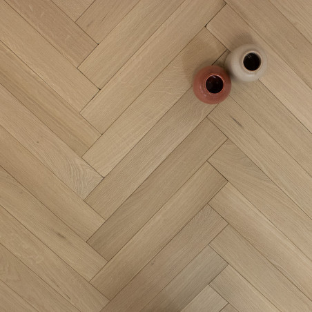 Parquet Bâton rompu chêne massif Premier choix