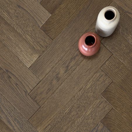 Parquet Bâton rompu chêne massif Premier choix