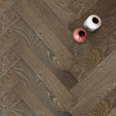 Parquet Bâton rompu chêne massif Premier choix