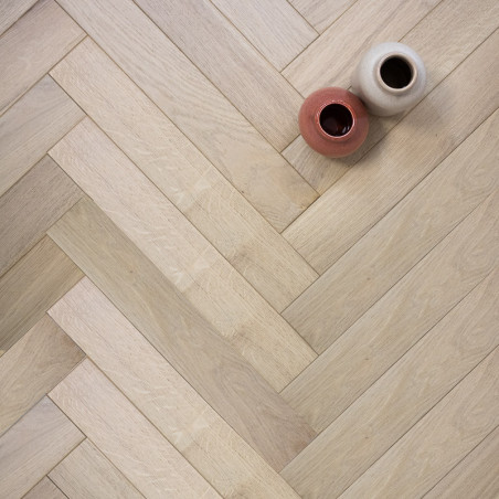 Parquet Bâton rompu chêne massif Premier choix