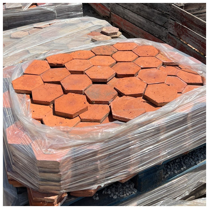 Tomette ancienne de récupération hexagonae