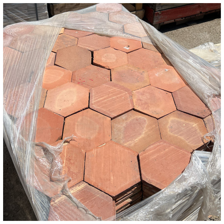 Tomette ancienne de récupération hexagonae