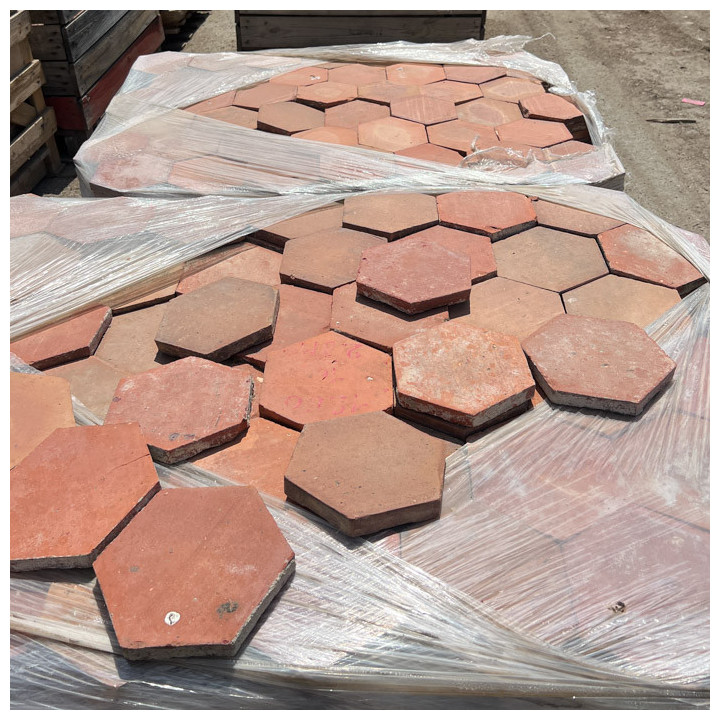 Tomette ancienne de récupération hexagonae