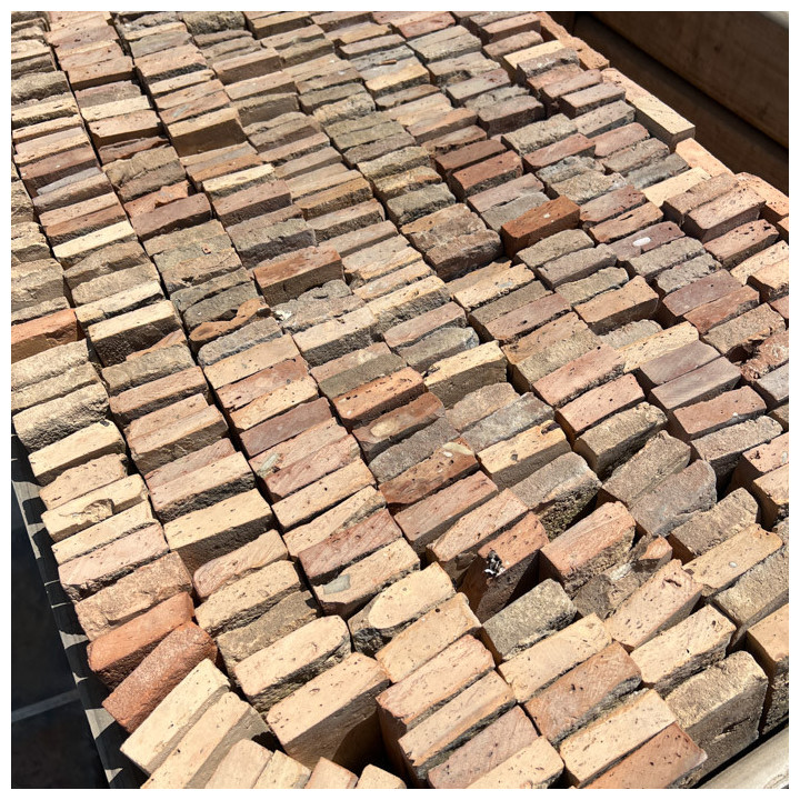 Tomette ancienne de récupération rectangulaire