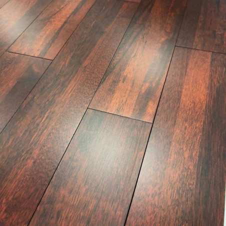 Parquet merbau massif verni 4 frises