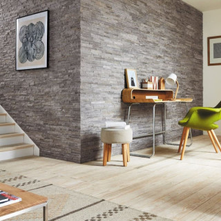 Plaquette de parement slimstone grise