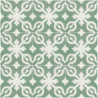 Carreau de ciment Vert de gris