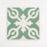 Carreau de ciment Vert de gris