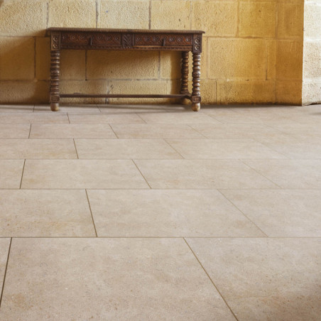 Dallage en pierre du Sinaï sablé brossé