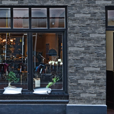 Pierre de parement grise Vesuvio