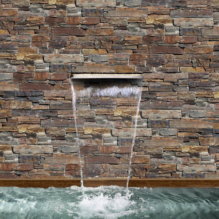 Pierre de parement effet rouillé Isle