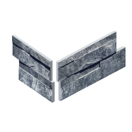 Angle parement Bali en ardoise grise