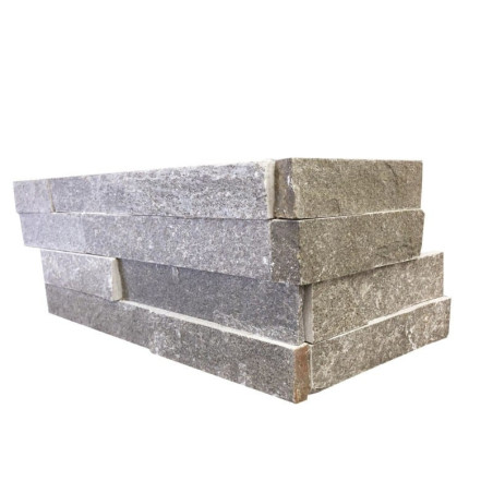 Angle en pierre de parement naturelle grise Corsica