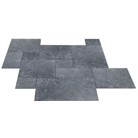 Dallage pierre marbrière noire Pompéi