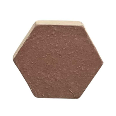 Tomettes hexagonales texturées 18x16
