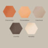 Tomette hexagonale naturelle - chantilly