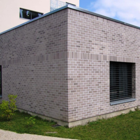 Plaquette d'angle en terre cuite naturelle lisse