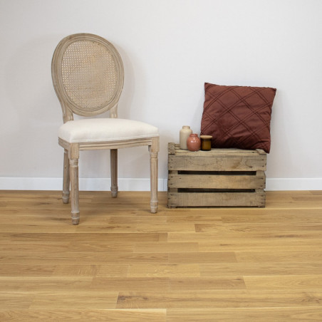 Parquet contrecollé campagne abouté Brun clair