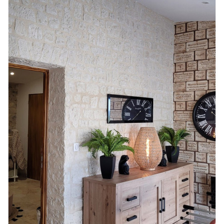 Chainage d'angle de parement Castellar blanc