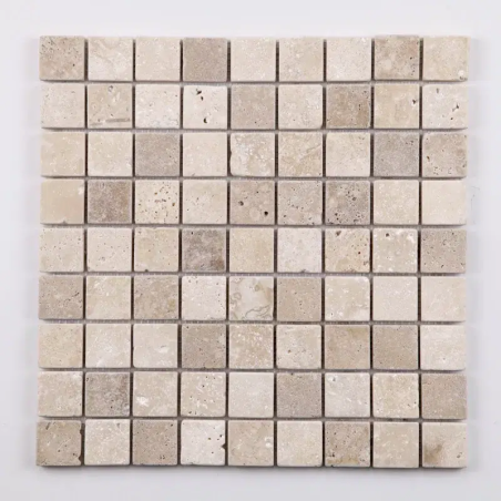 Plaque de mosaïque en travertin premier choix mix