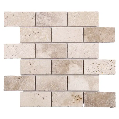 Plaque de mosaïque en travertin premier choix mix