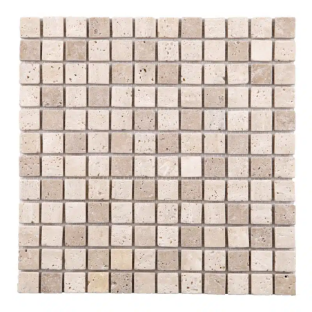 Plaque de mosaïque en travertin premier choix mix