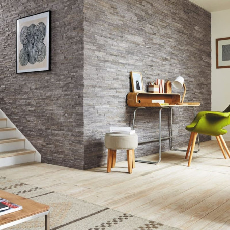 Plaquette de parement slimstone grise