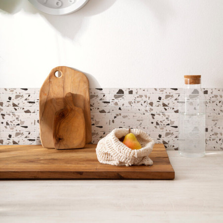 Mosaïque en terrazzo rectangulaire sol & mur