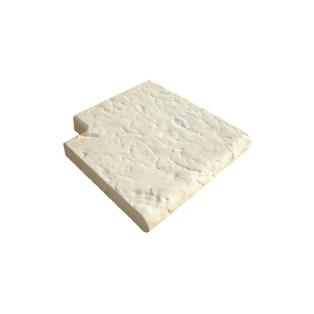Margelle en pierre reconstituée Ferrière angle sortant pour escalier rond