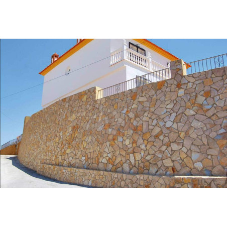 Pierre de parement naturelle en Quartzite Amarillo doré