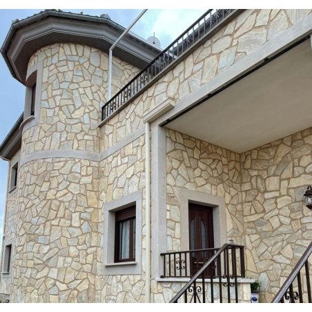 Pierre de parement en Marbre Jaune Clair