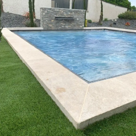 Margelle en travertin light