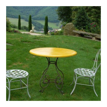 Petit plateau en terre cuite émaillé