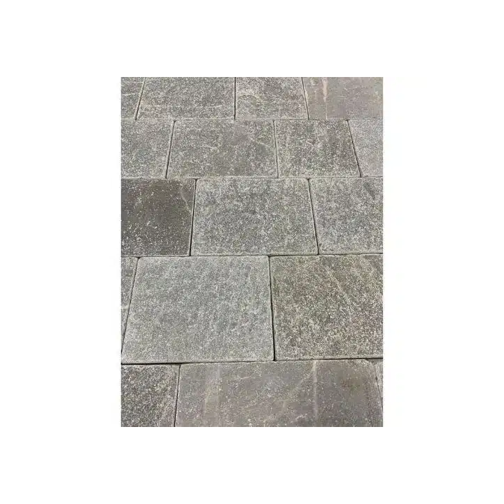 pavé gris bleuté sans joint