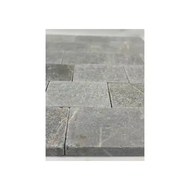 pavé gris bleuté vue épaisseur