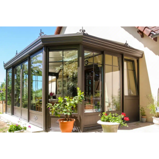 verrière type pergola d'angle