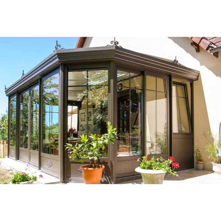 verrière type pergola d'angle