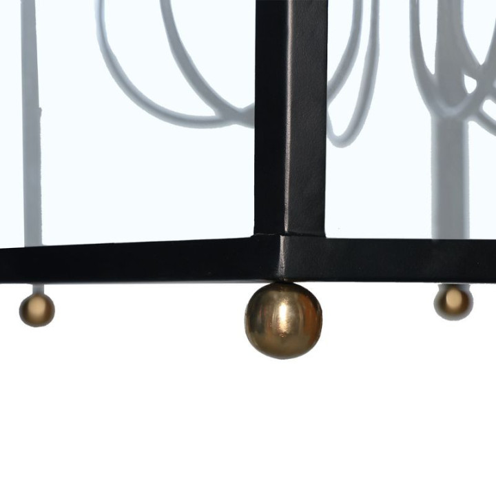 Bas lumainaire champagne teinte noire