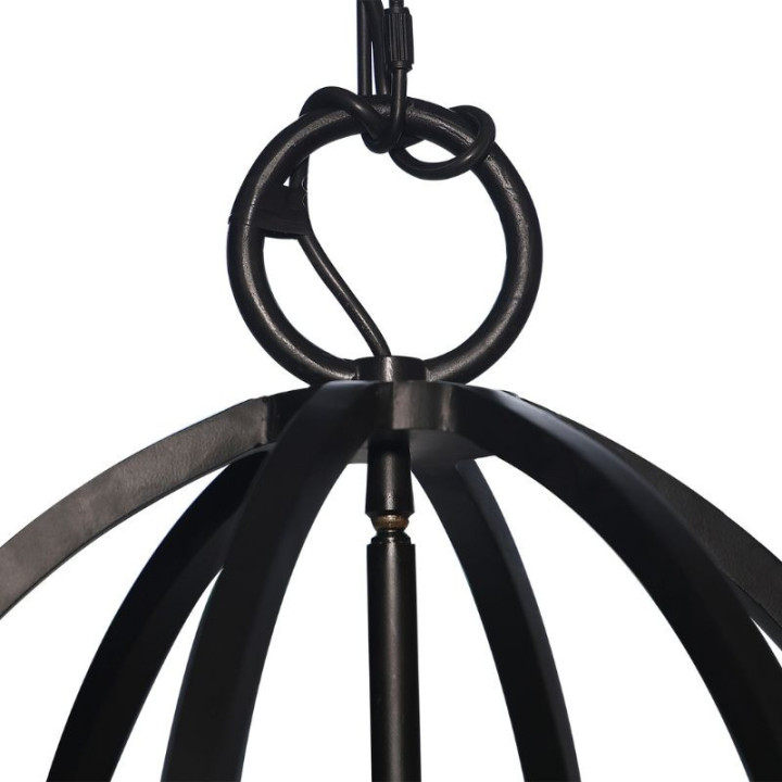 Haut accroche lampe couleur noir