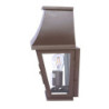 luminaire exterieur cote gauche marron