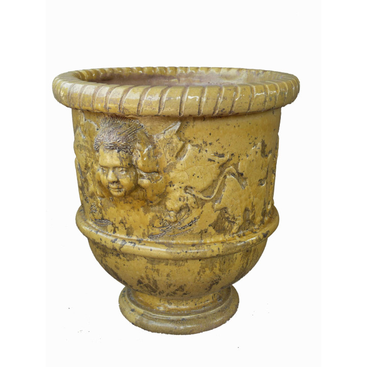 vase provençal dionysos émaillé 2